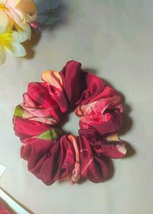 Brown Slik Clip Bow Or Scrunchies
