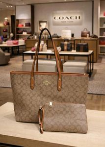 Coach Tote Bag with Pouch