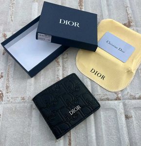 Dior Monogram Bifold Wallet FOR MENS WD BOX