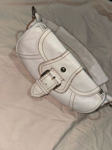 Vintage Mango White Shoulder Bag 🤍
