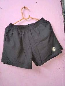 Chkokko Stylish Black Athletic Shorts