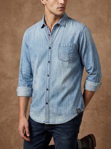 Good Looking Light Wash Denim Shirt