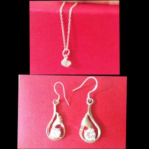 Imported 925 silver earrings High Brilliance Ad