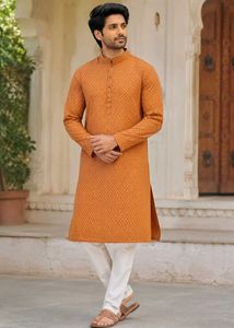 Men's Printed Kurta
