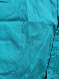 Stylish Teal Long Sleeve Shirt