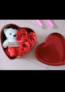 Heart Shape Tin Cute Box For Gift And Showpiece