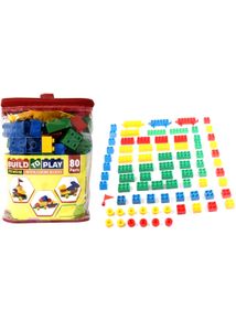 Kids Build to Play Interlocking Blocks