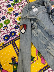 Zara Denim Jacket with Patch