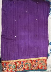 Purple Saree