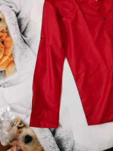 Men's Red Kurta Shirt