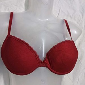 Red Lace ⚛️Trim Bra