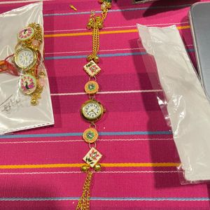 Elegant Gold Tone Bracelet Watch