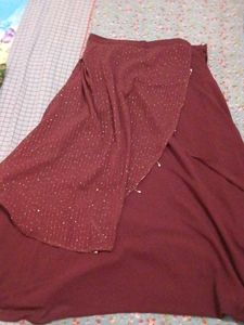 Ashish N Soni Sparkly Maroon Lehenga