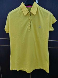 Vibrant Yellow Polo T-Shirt