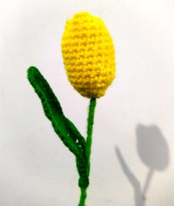 Crochet Tulip 🌷 with Freebie