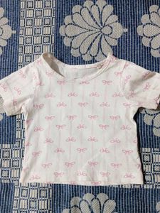 Cute Girl's Top &amp; T-Shirt Set