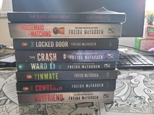 Freida McFadden & Lucy Foley thriller books