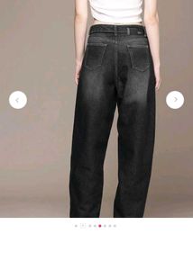 Roadsters Stylish Dark Wash Baggy Jeans