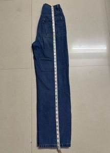 Dark Blue Wide Leg Jeans