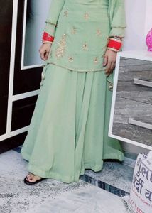 Elegant Mint Green Lehenga Choli