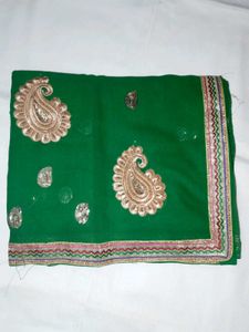 Green Saree 🥻