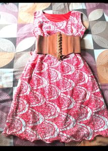Boho Chic Red Patterned Dress