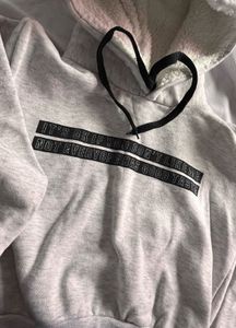 Cozy Graphic Crop Hoodie