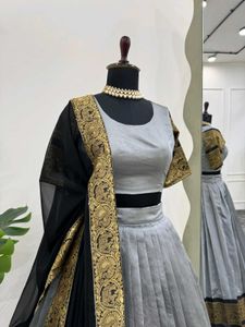Beautiful Gray Lehenga Collection with Huge Flair