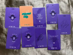 Official bts dicon photocards set of 9
