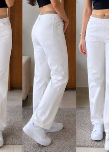 White Wide Leg Jeans