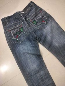 Stylish Chunky Blue Jeans
