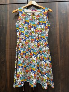 Summer Print A-Line Dress