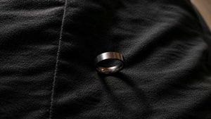 Set of 2 Shiny Silver Steel Rings | Size 18–19