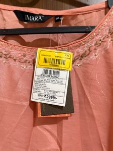 Peach Kurti Xxl With Tag