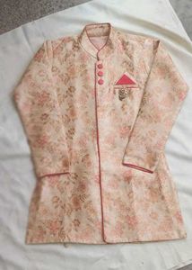 Men's Floral Print Kurta