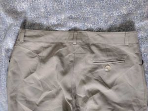 Classic Beige Straight Leg Trousers