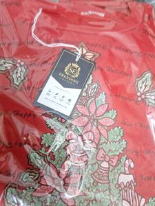 Red Christmas Tree Graphic Sweatshirt