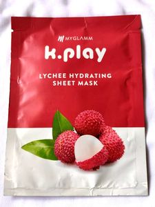 MyGlamm K.play Lychee Sheet Mask