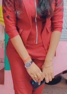 Red co-ord set- Unique Style
