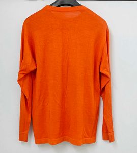 Orange Patterned Pullover