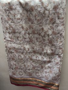 Elegant Floral Print Saree