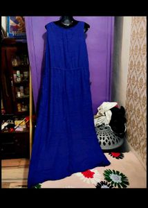 Women's Royal Blue Maxi Dress
