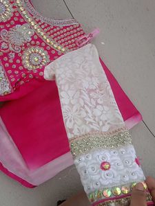 Embellished Kurta Set with Dupatta