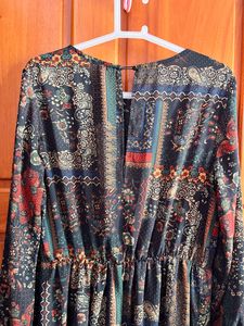 Max Printed Long Dress