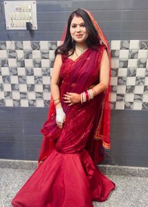 fish cut lehenga