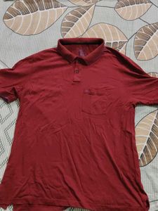 Men's Burgundy Polo T-Shirt. new t shirt