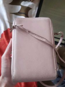 Chic Quilted Pink Crossbody Bag