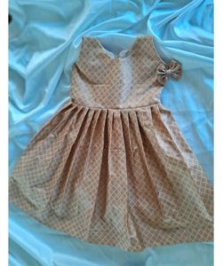 Cute Patterned Girls' Dress