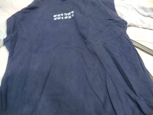 Navy Blue Hoodie In Coins Light Winter