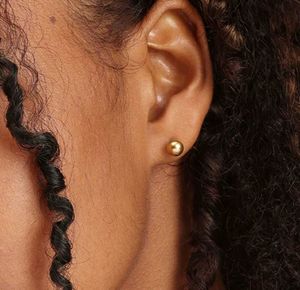 Palmonas:: Classic Gold Ball Stud Earrings